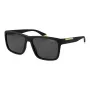 POLAROID PLD2164S58003 Herren Rechteckige Polarisierte Sonnenbrille - Schwarz/Grau 58mm