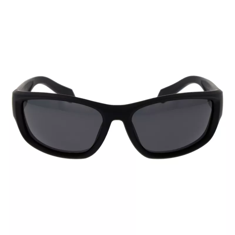 POLAROID PLD2166S62003 Herren Pilot-Sonnenbrille - Schwarzer Rahmen, graue polarisierte Gläser, 62 mm