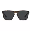 Polaroid PLD2167SN9P Herren-Rechteck-Sonnenbrille - Schwarzer Rahmen, Graue polarisierte Gläser