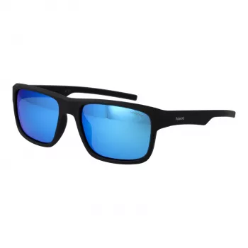 Polaroid PLD3018S55DL5 Herren Rechteck-Sonnenbrille - Havanna Gestell Braune Gläser 55/18/142 mm