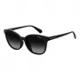 POLAROID PLD4089FS807 Damen-Sonnenbrille - Schwarzer Rahmen, graue polarisierte Gläser, 55 mm