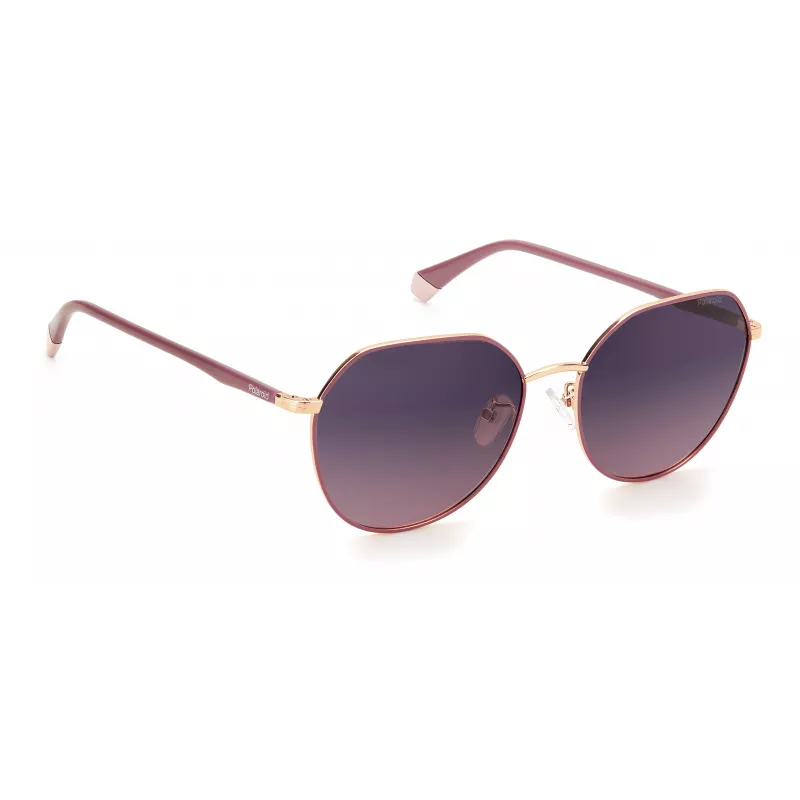 POLAROID PLD4106GSYK9X Damen Polarized Sonnenbrille - Havanna Acetatrahmen, braune Gläser, 59 mm