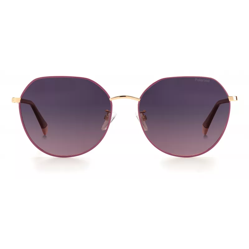 POLAROID PLD4106GSYK9X Damen Polarized Sonnenbrille - Havanna Acetatrahmen, braune Gläser, 59 mm