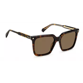 POLAROID PLD4115SX086F Damen Polarisierte Sonnenbrille Havana 54mm