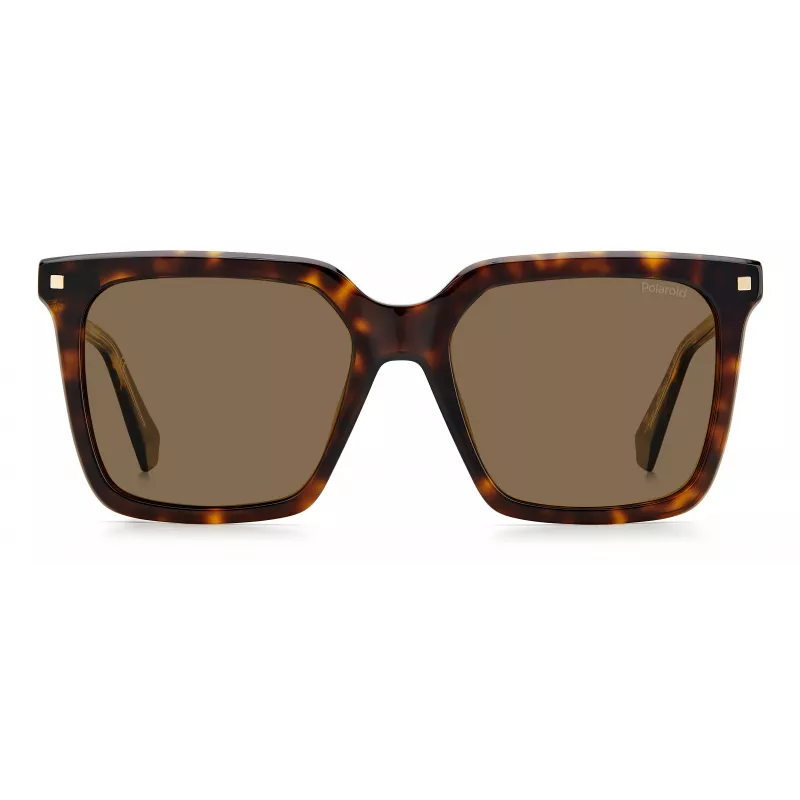 POLAROID PLD4115SX086F Damen Polarisierte Sonnenbrille Havana 54mm