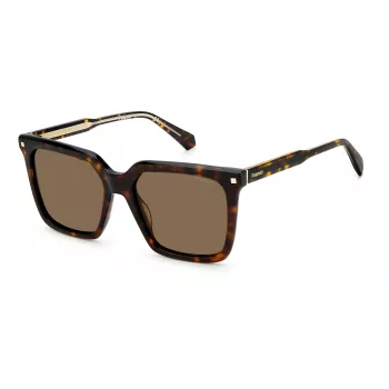 POLAROID PLD4115SX086F Damen Polarisierte Sonnenbrille Havana 54mm
