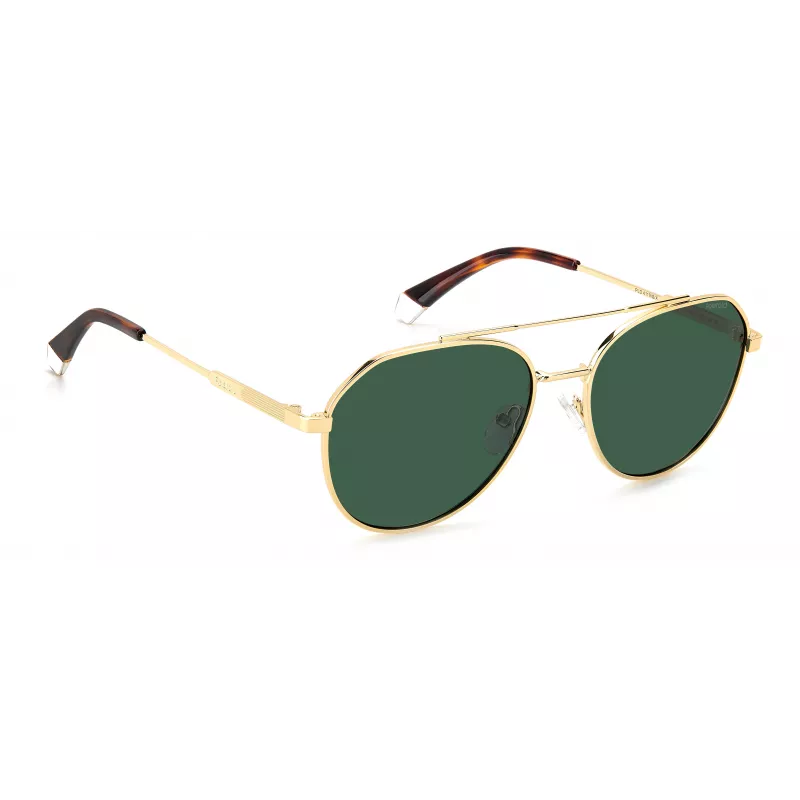 POLAROID PLD4119SXJ5GU Herren Polarized Sonnenbrille - Matt-Schwarzer Rahmen, Graue Gläser, 56 mm