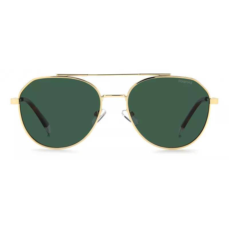 POLAROID PLD4119SXJ5GU Herren Polarized Sonnenbrille - Matt-Schwarzer Rahmen, Graue Gläser, 56 mm