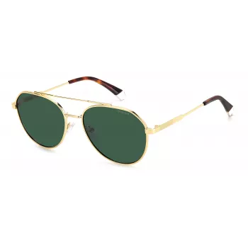 POLAROID PLD4119SXJ5GU Herren Polarized Sonnenbrille - Matt-Schwarzer Rahmen, Graue Gläser, 56 mm