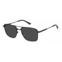 POLAROID PLD4134SX807M Herren Polarized Sonnenbrille - Schwarzer Rahmen Graue Gläser 57mm