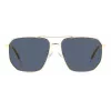 Polaroid PLD4141GSXLKS Herren-Sonnenbrille, eckig, matt schwarz, grau, polarisiert