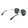 Polaroid PLD4142GSX60P Unisex Rechteck-Sonnenbrille - Schwarzer Rahmen, graue polarisierte Gläser - 60/14/145 mm