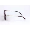 POLAROID PLD4143SXB3V Unisex Rechteck-Sonnenbrille - Schwarzer Rahmen, graue polarisierte Gläser, 53 mm