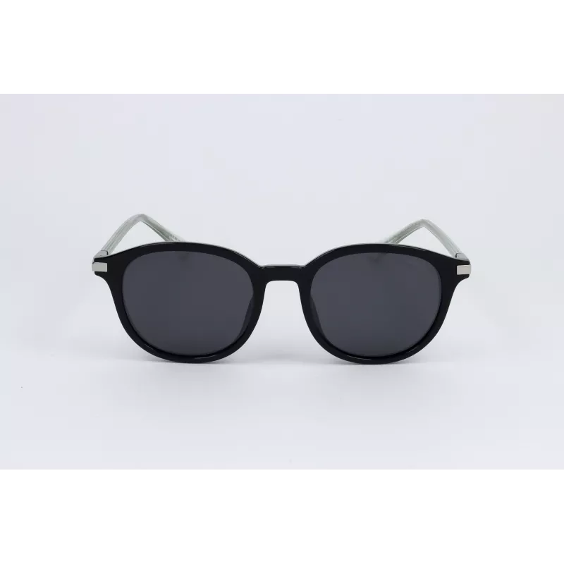 POLAROID PLD4148GSX807 Unisex Sonnenbrille - Schwarzer Rahmen, Graue polarisierte Gläser, 50/19/140 mm