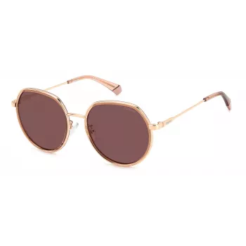 POLAROID PLD4160GSXDDB Unisex Rechteck-Sonnenbrille - Polarisiert UV400 Graues Glas Schwarzer Rahmen