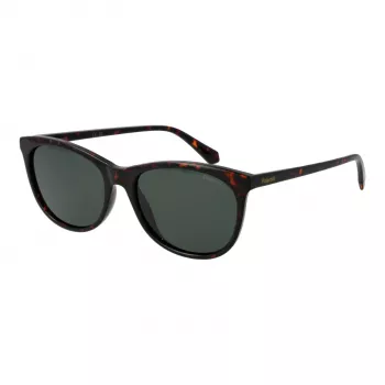 POLAROID PLD4161S55086 Damen Rechteck-Sonnenbrille - Havanna Schildpatt Rahmen, Braune Polarisierte Gläser, 55mm