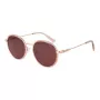 Polaroid PLD4173GSX51D Unisex Rechteck-Sonnenbrille - Schwarzer Rahmen, graue polarisierte Gläser, 51 mm