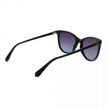 Polaroid PLD4179S55807 Damen-Rechteck-Sonnenbrille - Havanna-Schildpattrahmen, braune polarisierte Gläser, 55 mm