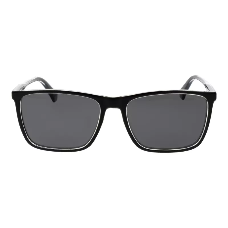 Polaroid PLD4180S587C5 Herren Havanna Braun eckige Sonnenbrille mit braunen polarisierten Gläsern