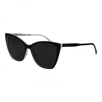 Polaroid PLD4181S5680S Damen-Sonnenbrille im Square-Design - Havanna-Rahmen, braune polarisierte Gläser, UV400