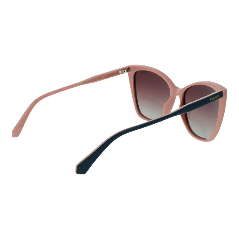 POLAROID PLD4181S56DB1 Damen Rechteck-Sonnenbrille Havana Braun Polarisiert UV400