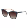 POLAROID PLD4181S56DB1 Damen Rechteck-Sonnenbrille Havana Braun Polarisiert UV400