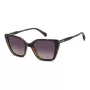 Polaroid PLD4189S086 Damen-Sonnenbrille, eckig - Havanna-Acetatrahmen, graue polarisierte Gläser