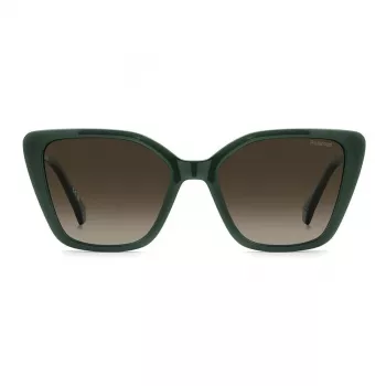 Polaroid PLD4189S1ED Damen Havanna eckige Sonnenbrille - Polarisierte braune Gläser