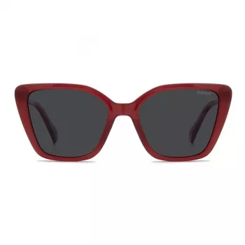 Polaroid PLD4189S8CQ Damen Polarized Sonnenbrille - Schwarzer Rahmen Graue Gläser 53mm