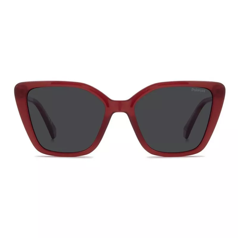 Polaroid PLD4189S8CQ Damen Polarized Sonnenbrille - Schwarzer Rahmen Graue Gläser 53mm