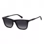 POLAROID PLD4190S807 Herren Rechteck-Sonnenbrille - Schwarzer Rahmen Graue Polarisierte Gläser 56mm