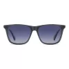 Polaroid PLD4190SKB7 Herren rechteckige polarisierte Sonnenbrille - Schwarz/Grau