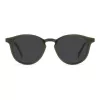 Polaroid PLD4191S4C3 Herren-Sonnenbrille - Grauer eckiger Rahmen mit polarisierten grauen Gläsern