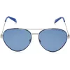 POLAROID PLD6055SPJPC3 Herren Rechteckige Polarisierte Sonnenbrille - Schwarz/Grau