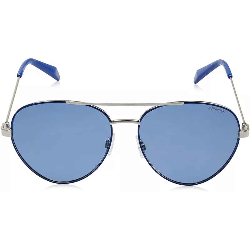 POLAROID PLD6055SPJPC3 Herren Rechteckige Polarisierte Sonnenbrille - Schwarz/Grau