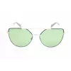 Polaroid PLD6057S1ED Damen-Sonnenbrille - Schwarzer Rahmen, Graue polarisierte Gläser, 58 mm