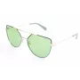 Polaroid PLD6057S1ED Damen-Sonnenbrille - Schwarzer Rahmen, Graue polarisierte Gläser, 58 mm