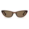 Polaroid PLD6142S09QSP Damen Rechteck-Sonnenbrille - Havana/Braun - Polarisiert UV400