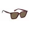 POLAROID PLD6160SC9ASP Damen Rechteck-Sonnenbrille - Smoke Grey Polarized