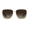 Polaroid PLD6164GS06JL Damen-Sonnenbrille - Havanna-Rahmen, braune polarisierte Gläser, 59 mm