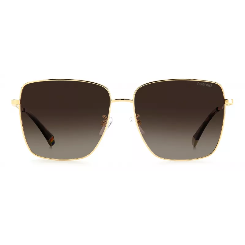 Polaroid PLD6164GS06JL Damen-Sonnenbrille - Havanna-Rahmen, braune polarisierte Gläser, 59 mm