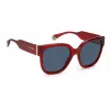 Polaroid PLD6167SC9AC3 Damen-Sonnenbrille - Havana, grüne polarisierte Gläser