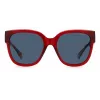 Polaroid PLD6167SC9AC3 Damen-Sonnenbrille - Havana, grüne polarisierte Gläser