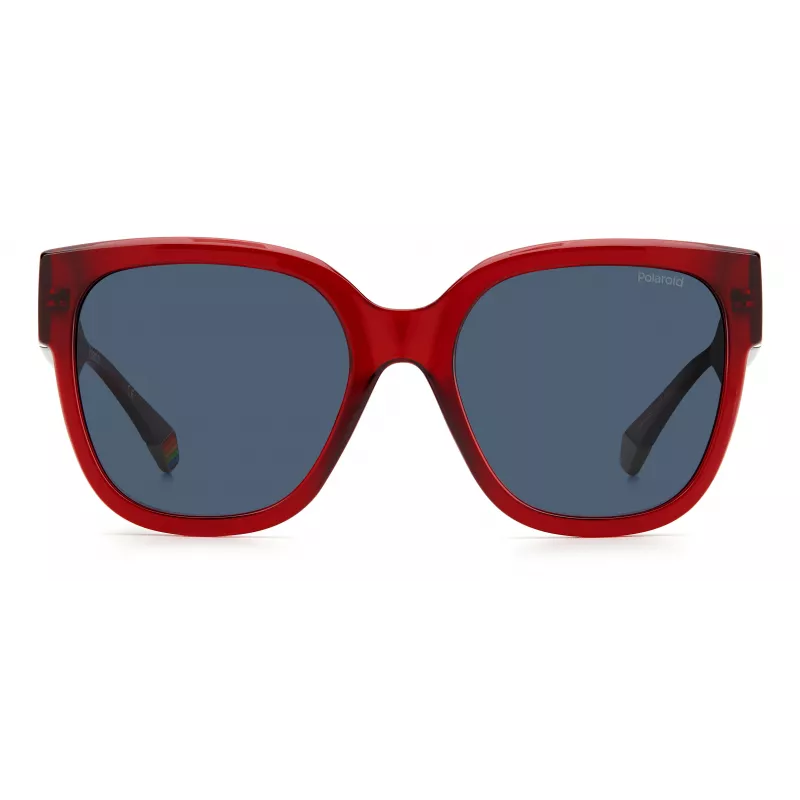 Polaroid PLD6167SC9AC3 Damen-Sonnenbrille - Havana, grüne polarisierte Gläser