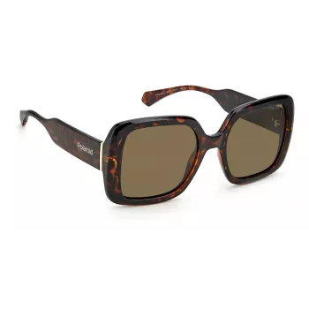 POLAROID PLD6168S086F4 Damen-Sonnenbrille Havana 54mm