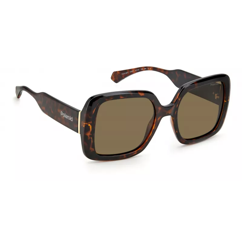POLAROID PLD6168S086F4 Damen-Sonnenbrille Havana 54mm