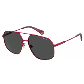 Polaroid PLD6173SQHO Unisex-Sonnenbrille - Quadratisch polarisiertes Polycarbonat - 58/14/140 mm