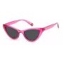 Polaroid PLD6174/S Damen-Sonnenbrille Havanna Acetatrahmen Braune polarisierte Gläser 52mm