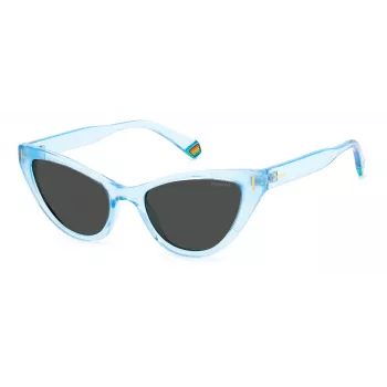 Polaroid PLD6174SMVUM9 Damen-Sonnenbrille - Havana Rahmen, Braune Verlaufsgläser polarisiert, 52mm