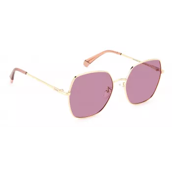 Polaroid PLD6178GSEYR0 Damen Polarisierte Sonnenbrille, Havana, 58mm